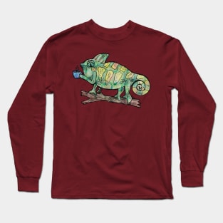 Coffee Chameleon Long Sleeve T-Shirt